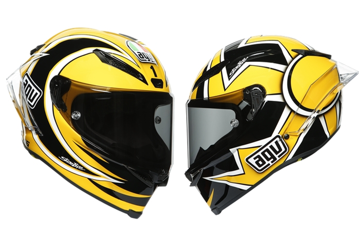 Helm AGV Pista GP RR Valentino Rossi edisi Laguna Seca 2005