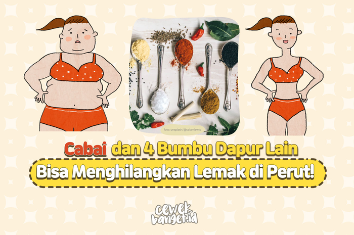 Bumbu dapur yang bisa hilangkan lemak di perut