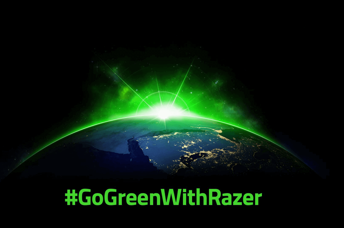 Poster Go Green Razer