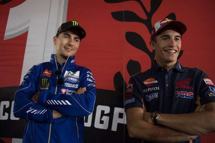Pembalap tim Repsol Honda, Marc Marquez absen di MotoGP Qatar 2021, begini rekasi mantan rekan setimnya saat 2019, Jorge Lorenzo.