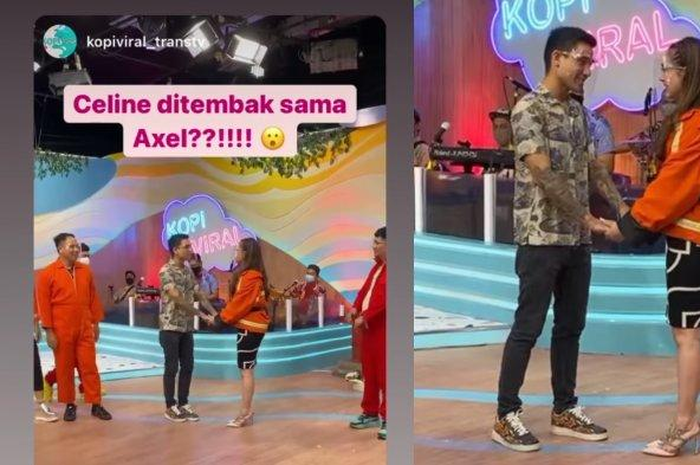 Kolase Celine Evangelista dilamar Axel Thomas.