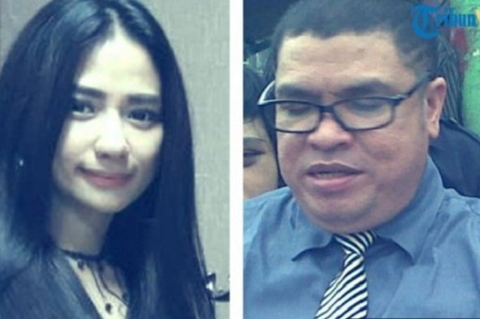 Bella Luna Ferrin dan pengacara Razman Arif Nasution