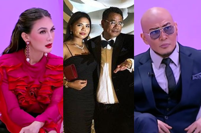 Luna Maya, Deddy Corbuzier dan Felicia Hutapea anak Hotman Paris (tangah) 