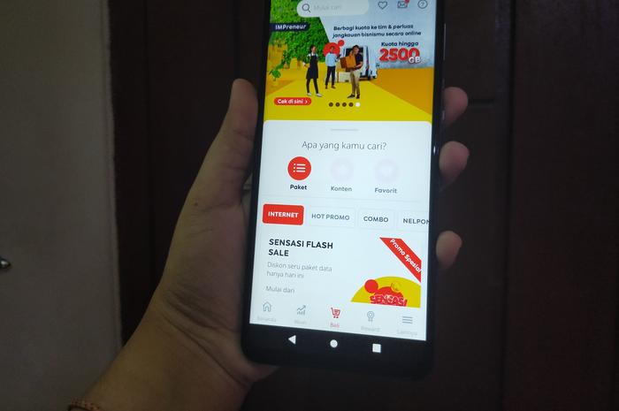 Kuota internet Indosat bulan April 2021