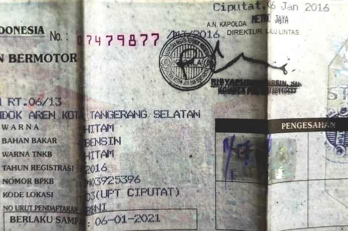Pemutihan denda pajak kendaraan motor dan mobil dimulai hari ini