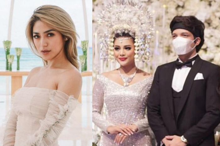 Penampilan Jessica Iskandar dipernikahan Aurel Atta 