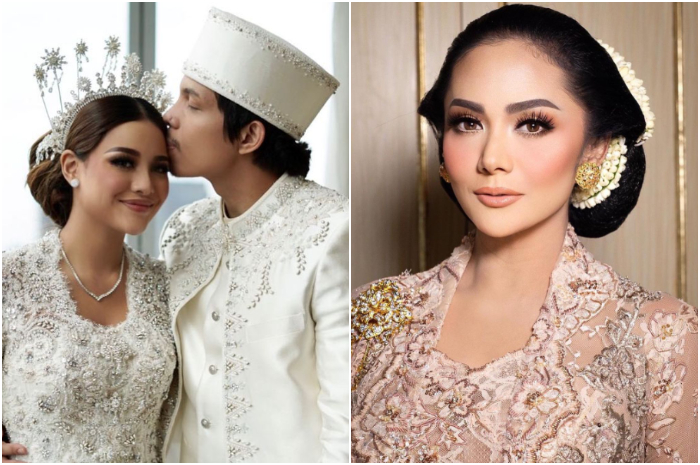 Meski tak gandengn Raul Lemos sang suami, Krisdayanri pilih datangi hari bahagia Aurel dan Atta dengan sosok ini