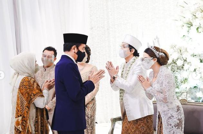 Pernikahan Atta Aurel dihadiri oleh Jokowi dan Prabowo