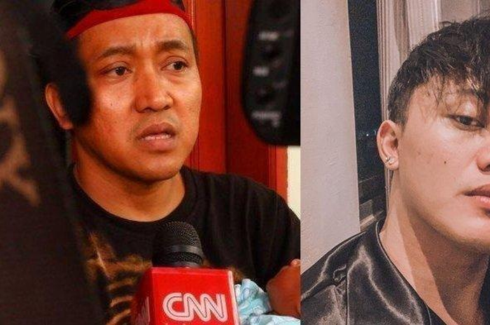 kolase foto Teddy dan Rizky Febian
