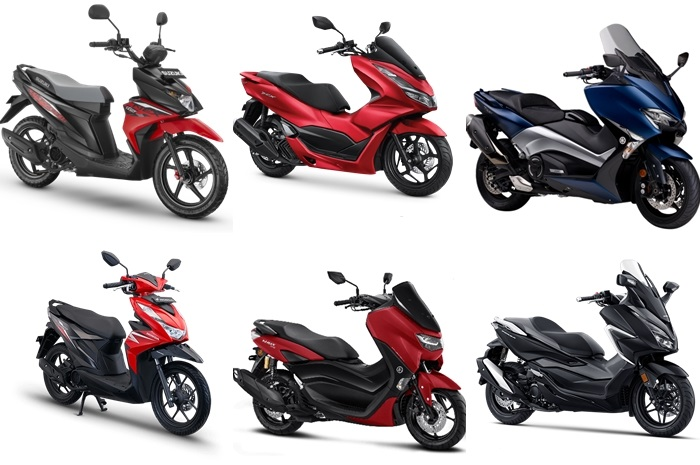 Ilustrasi motor matic baru, harganya ada yang naik sampai Rp 1 juta.