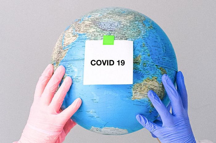 Ilustrasi Covid-19 atau virus corona 