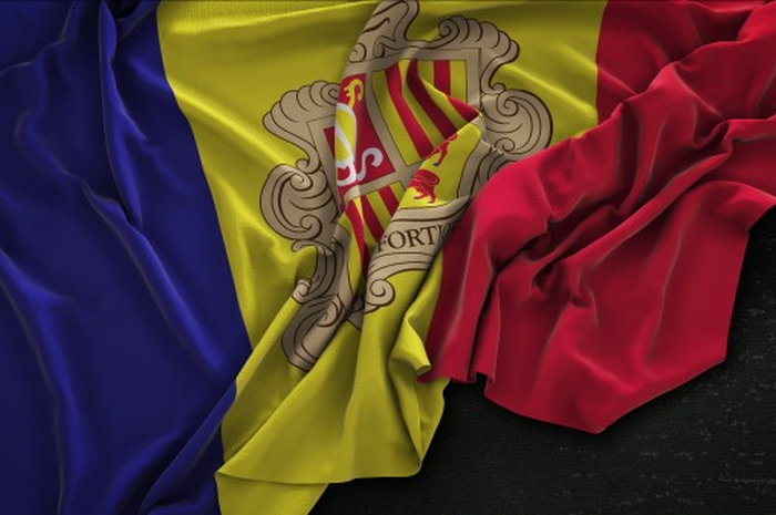 Bendera Andorra. (ilustrasi) Lainnya Berlomba Jadi Militer Paling Kuat di Dunia, Negara-negara Ini Justru Tak Punya Tentara, Ini yang Bakal Terjadi Jika Mereka Diserang