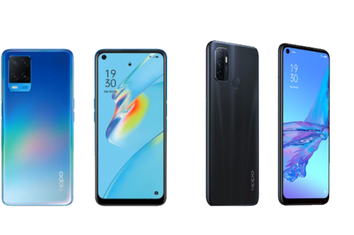 Oppo A54 (Kiri) dan Oppo A53 (Kanan)