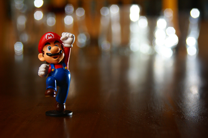 Ilustrasi karakter game Mario