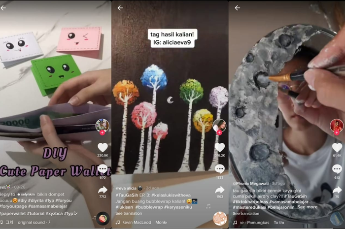 TikTok tantang pengguna berbagi konten informatif. 