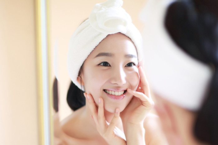 Ilustrasi kulit glowing