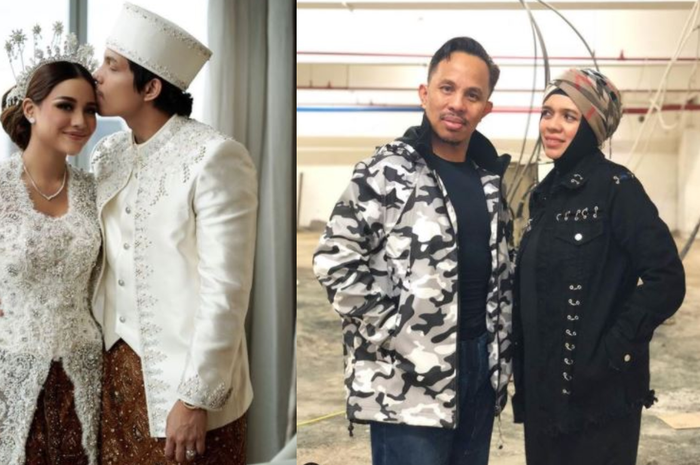 Kolase Foto Aurel-Atta dan Halilintar Asmid-Lenggogeni Faruk