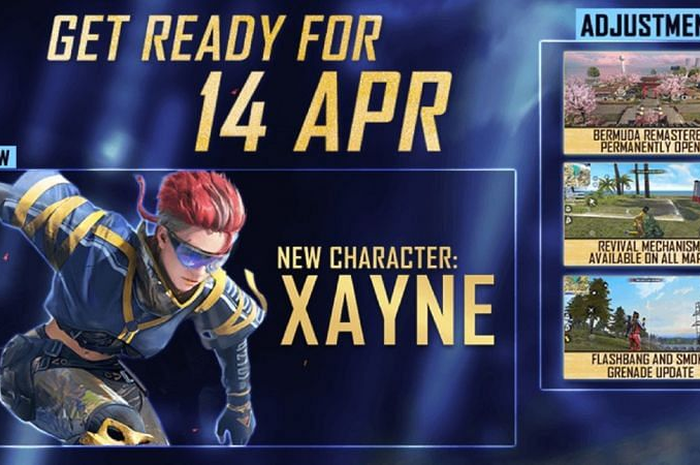 Karakter Baru Xayne di Free Fire (FF)