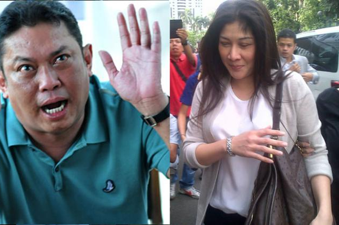 Mendiang Adiguna Sutowo dan istri keduanya Vika Dewayani.