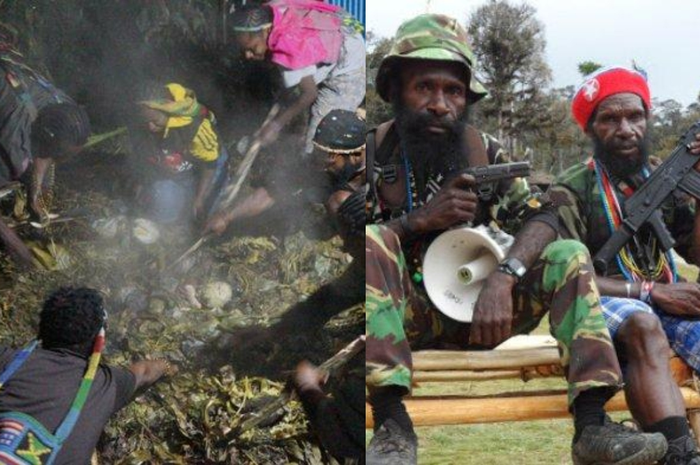 Selamat dari Serangan KKB di Beoga, Kepala Suku Dambet Bakar Batu Sebagai Ungkapan Rasa Syukur