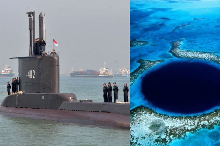 Dugaan lain adalah KRI Nanggala-402 tenggelam di palung sedalam 700 meter.