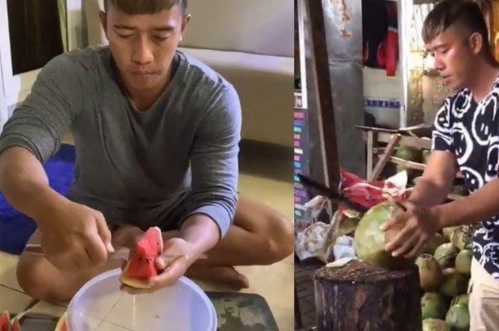 Vokalis band Ruri Repvblik banting stir jadi jualan es buah  