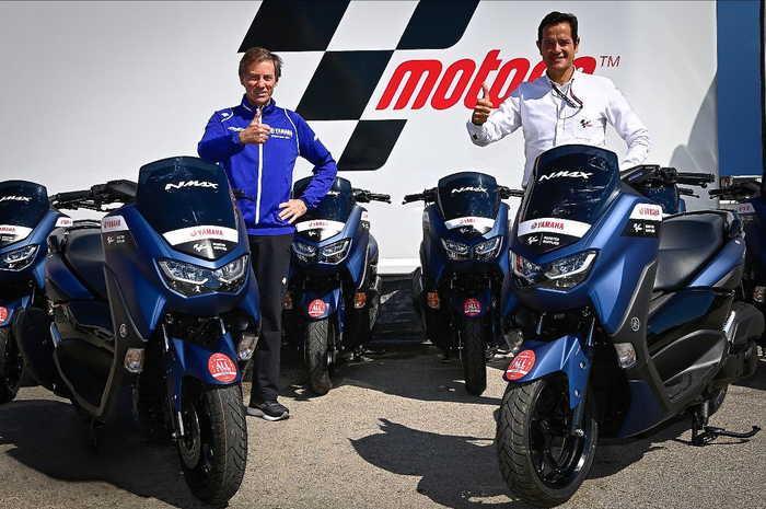 Wow, Yamaha NMAX jadi skutik official MotoGP, mulai di Portimao.