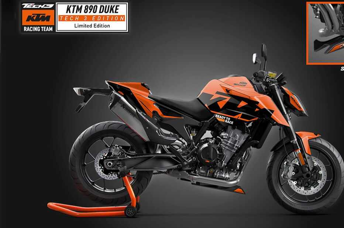 Edisi spesial naked bike KTM 890 Duke 2021 Tech 3 replika MotoGP rilis, cuma 100 unit!