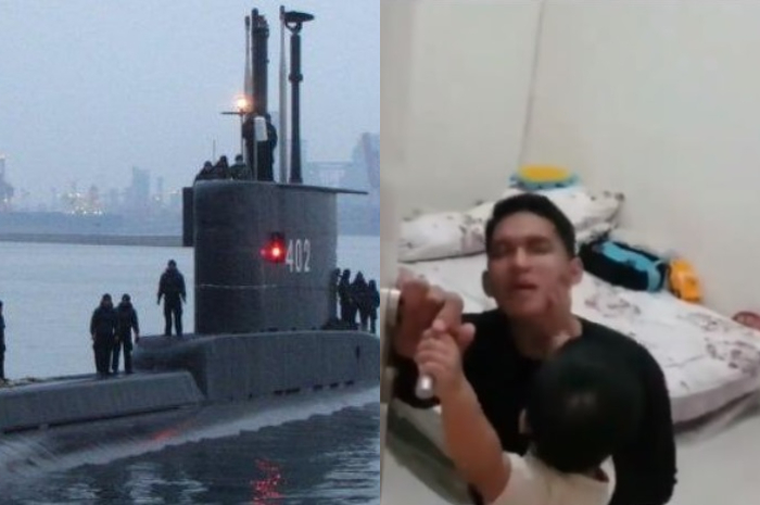 Bak Sudah Berfirasat, Balita Anak Kru KRI Nanggala-402 Ini Nekat Kurung Ayahnya Sebelum Berangkat, Sang Istri Kini Dirundung Penyesalan: Maafin Mama Gak Bantu Ngunci Papa