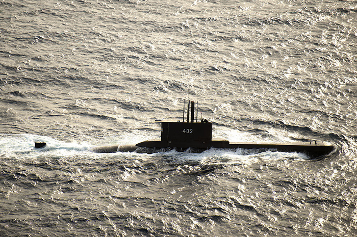 Kapal Selam KRI Nanggala-402 dalam Cooperation Afloat Readiness and Training (CARAT) Indonesia bulan Agustus tahun 2015.