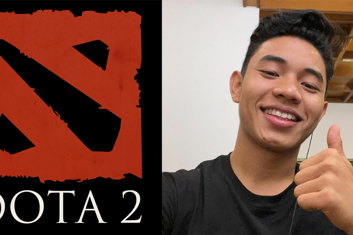 Ilustrasi YouTuber Fiki Naki dan game Dota 2 yang gemar ia mainkan