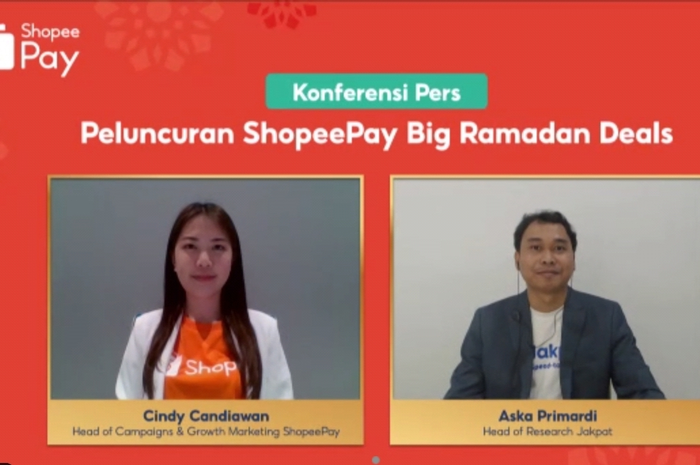 Dua pembicara di ShopeePay Big Ramadan Sale dengan promo menarik.