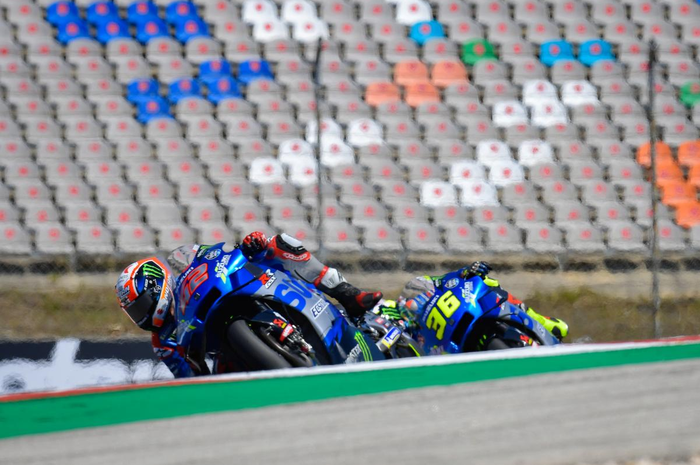 Kenapa duo Suzuki, Alex Rins dan Joan Mir enggak lolos sesi kualifikasi Q2 MotoGP Prancis 2021, salah strategi?