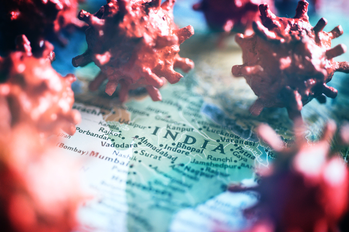 Tsunami Covid-19 India semakin mengganas.