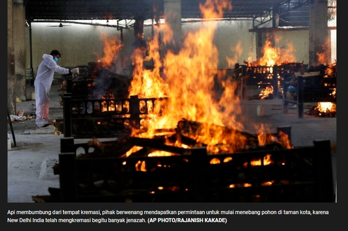 suasana krematorium di India, warganya masih bandel berusaha masuk ke Indonesia, kini ini hukuman bagi WNA India dan pelaku yang terlibat di Indonesia