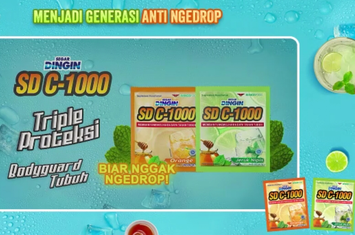 Suplemen Kesehatan Segar Dingin SD C-1000