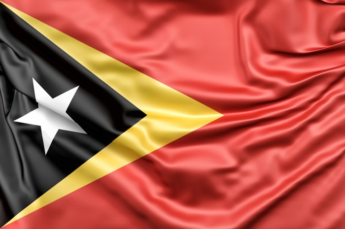Ilustrasi. Bendera Timor Leste.