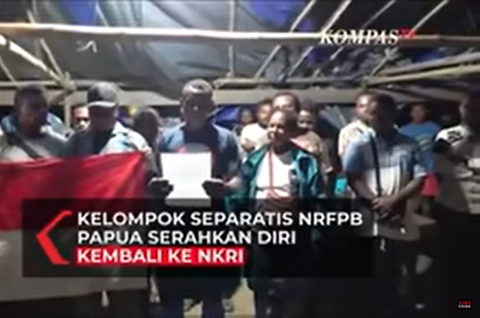 Kelompok separatis NRFPB kembali ke pangkuan NKRI