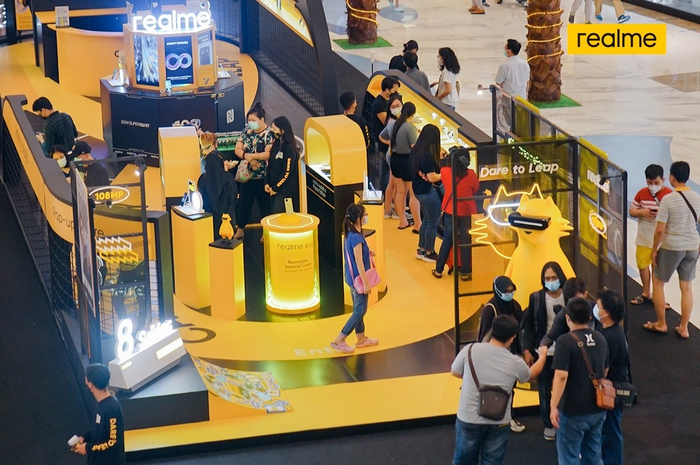 Suasana realme 8 | 8 Pro Infinity World Pop-up Store di Central Park