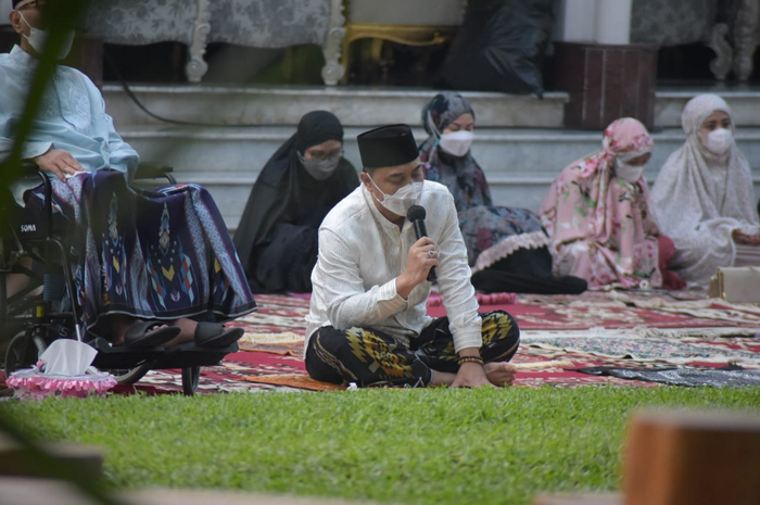 Ilustrasi shalat id selama PPKM Darurat