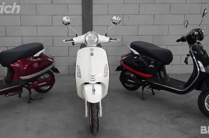 Tampang mirip Vespa, ini dia harga motor listrik BF Goodrich V7.