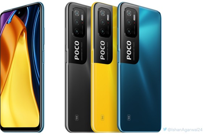 Gambar render Poco M3 Pro 5G