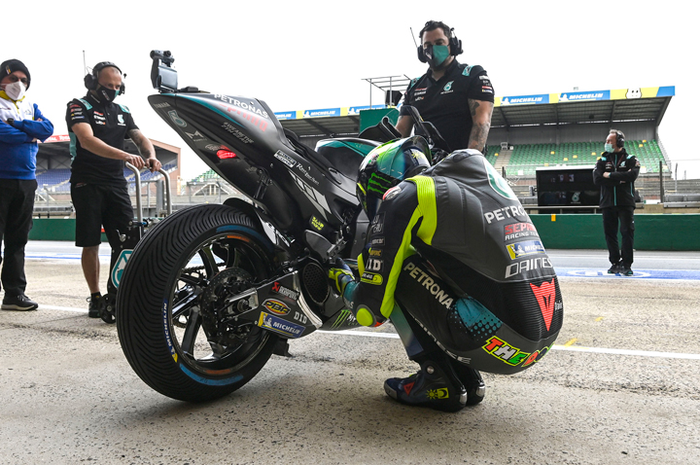 Pembalap Petronas Yamaha SRT Valentino Rossi harap 2 hal ini di MotoGP Prancis 2021, (16/5/2021). Apa saja tuh?