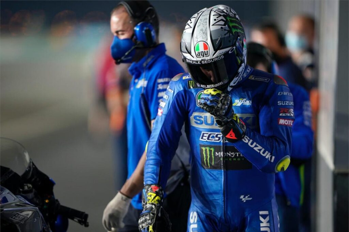 Waduh, juara dunia MotoGP 2020, Joan Mir memilih untuk pensiun saja kalau sepanjang musim balapan di sirkuit Le Mans, Prancis.