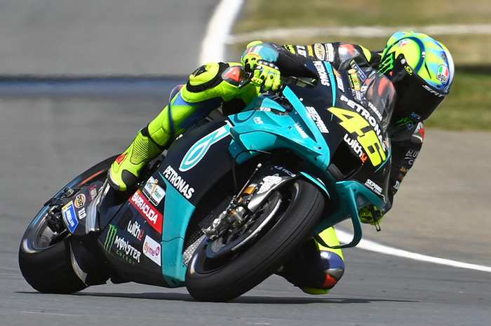 Valentino Rossi campur aduk sama MOTOR Plus-online saat interview online MotoGP Prancis 2021, Minggu (16/5/2021)