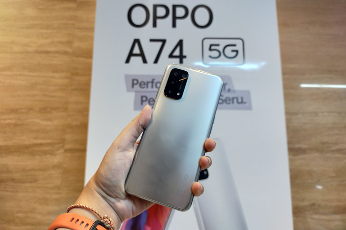 OPPO A74 5G bisa menjadi hp untuk uji coba jaringan 5G Telkomsel.