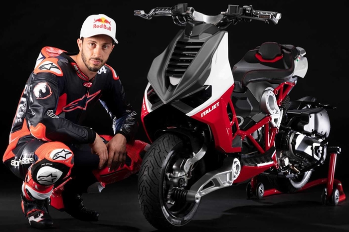 Andrea Dovizioso jadi tester dan brand ambassador Italjet Dragster