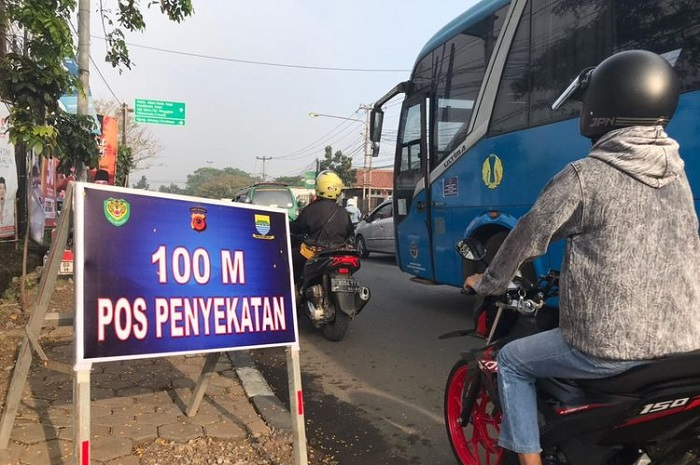Ilustrasi penyekatan saat PPKM level 3 libur Nataru