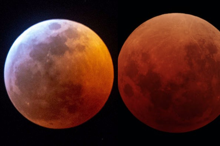 Foto gerhana bulan total. Cara memotret gerhana bulan total dengan HP yang bisa kita lakukan di rumah. 