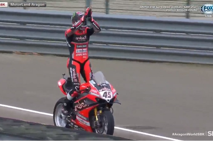 Hasil WorldSBK Aragon 2021 Race 2, Scott Redding rebut kemenangan dari Jonathan Rea